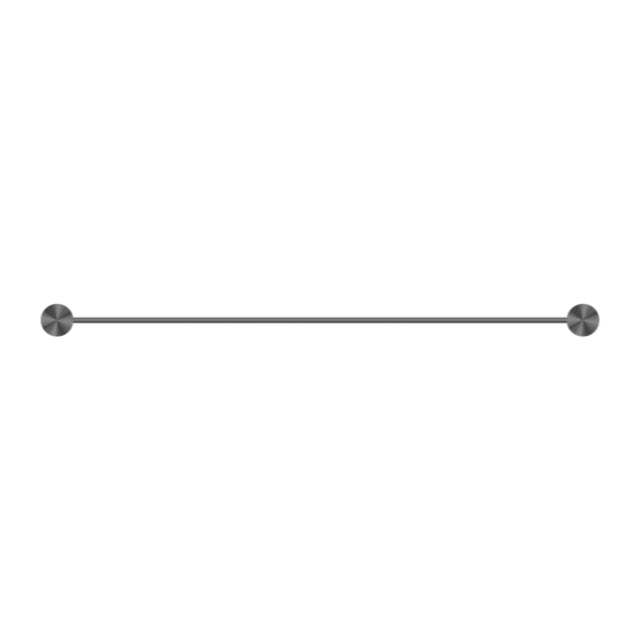 Nero Opal Single Towel Rail 800mm Graphite