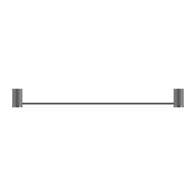 Nero Opal Single Towel Rail 800mm Graphite