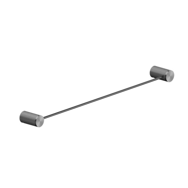 Nero Opal Single Towel Rail 800mm Graphite