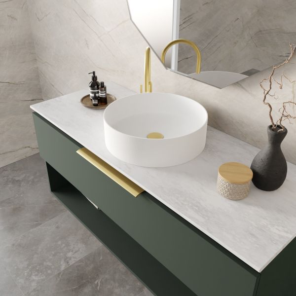 Marquis Oxford4 Wall Hung Vanity - 1200 Centre Bowl Basin Detail| The Blue Space