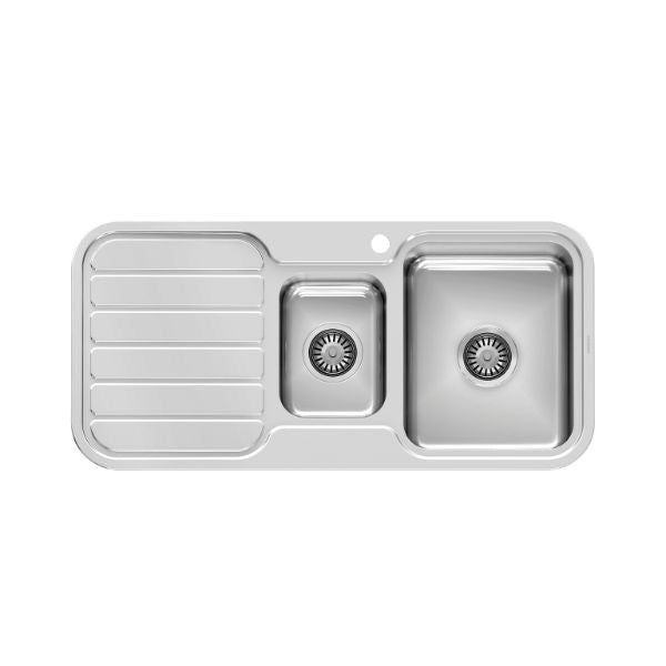 Phoenix 1000 Series 1-1/3 Bowl Sink 1000 x 480mm