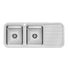 Phoenix 1000 Series Double Bowl Sink 1180 x 500mm LH Bowl The Blue Space