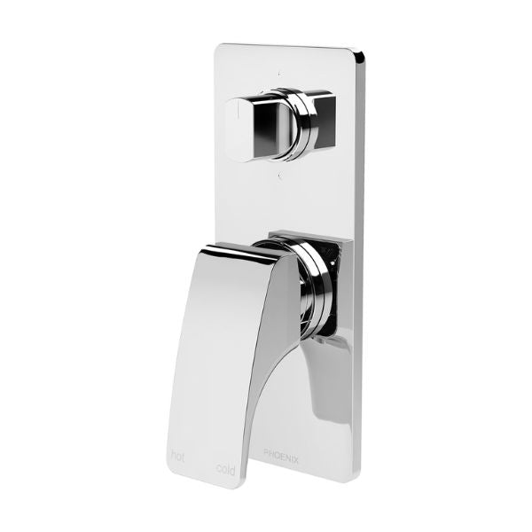 Phoenix Rush Shower/Bath Diverter Mixer-Chrome
