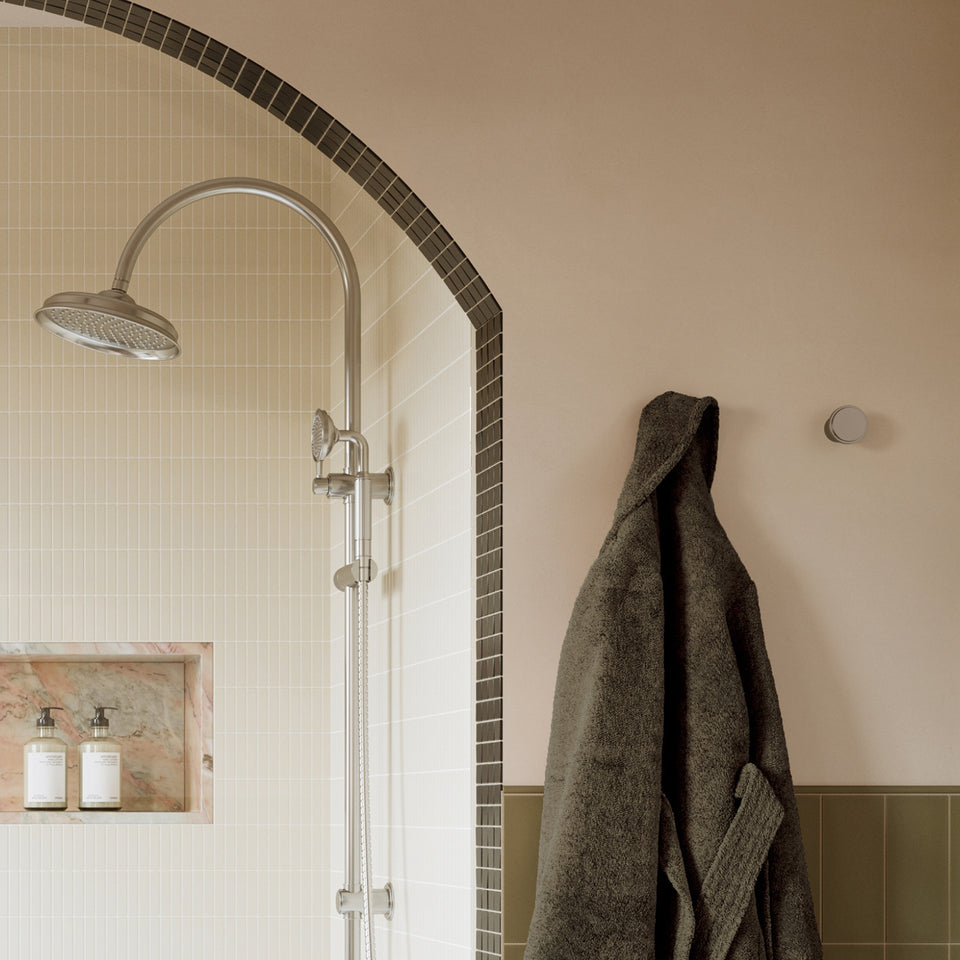 Phoenix Wiltern Robe Hook Brushed Nickel