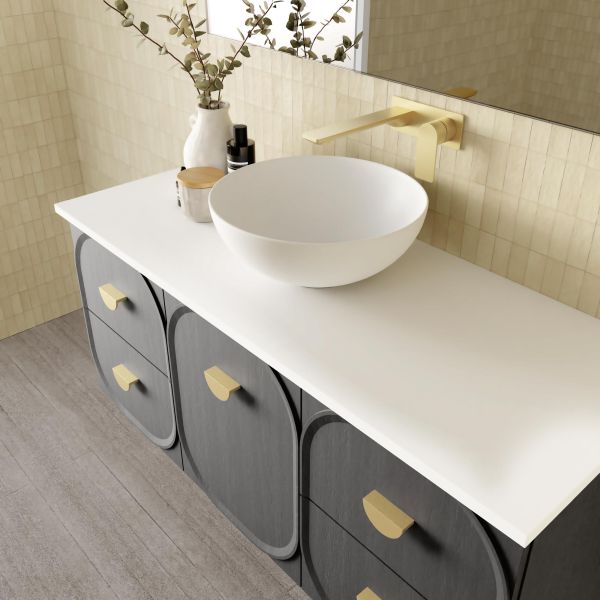 Marquis Port Wall Hung Vanity with Symphony Solid Surface Top and Basin