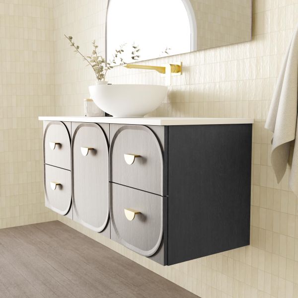 Marquis Port Wall Hung Vanity with Symphony Solid Surface Top and Basin