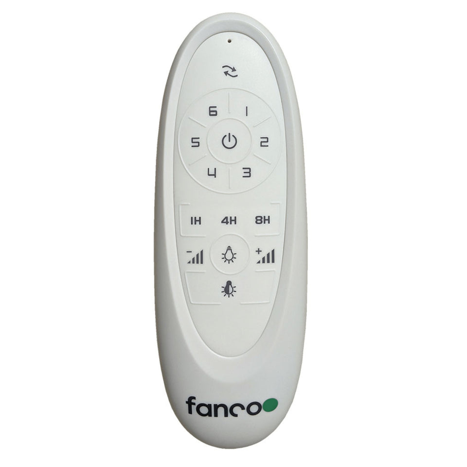 Fanco Sanctuary 70'' (178cm) DC Ceiling Fan with LED Light - White and Natural