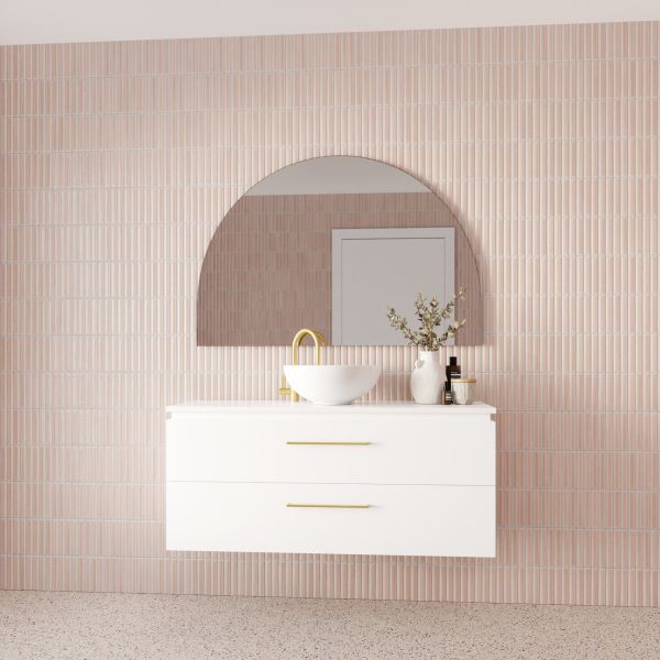Marquis Riviera8S Wall Hung Vanity - 1200mm Centre Bowl - 2 drawer Angled | The Blue Space