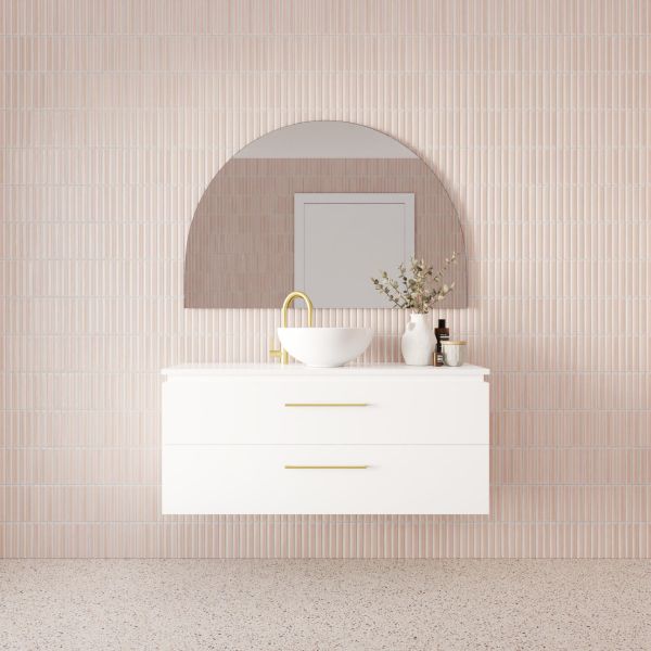 Marquis Riviera8S Wall Hung Vanity - 1200mm Centre Bowl - 2 drawer Front | The Blue Space