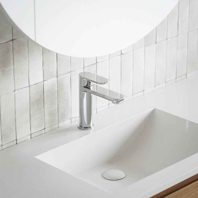 Caroma Luna Lead Free Basin Mixer Chrome