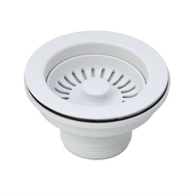 Seima Kitchen Sink Basket Waste - White