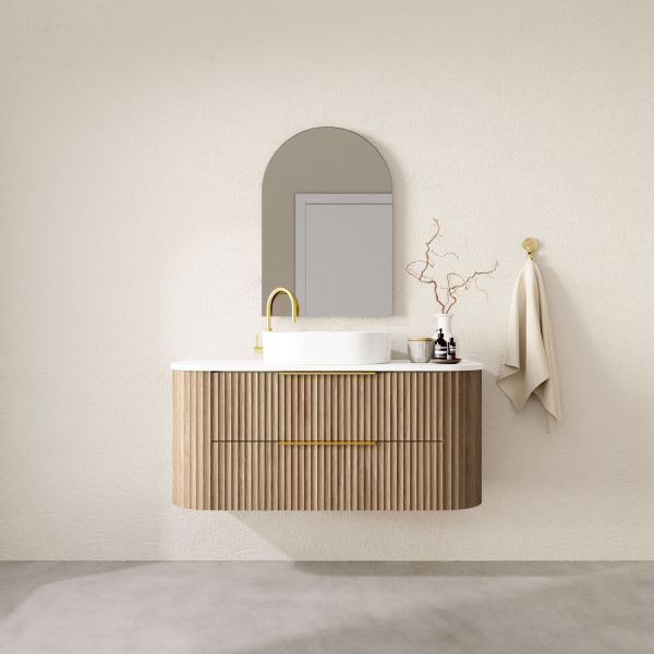 Marquis Shore 2 Drawer Wall Hung Vanity with Symphony Solid Surface Top and Basin