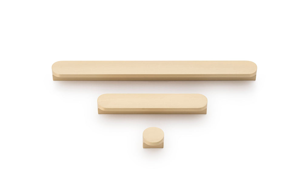 Castella Cove Knob 32mm Brushed Brass