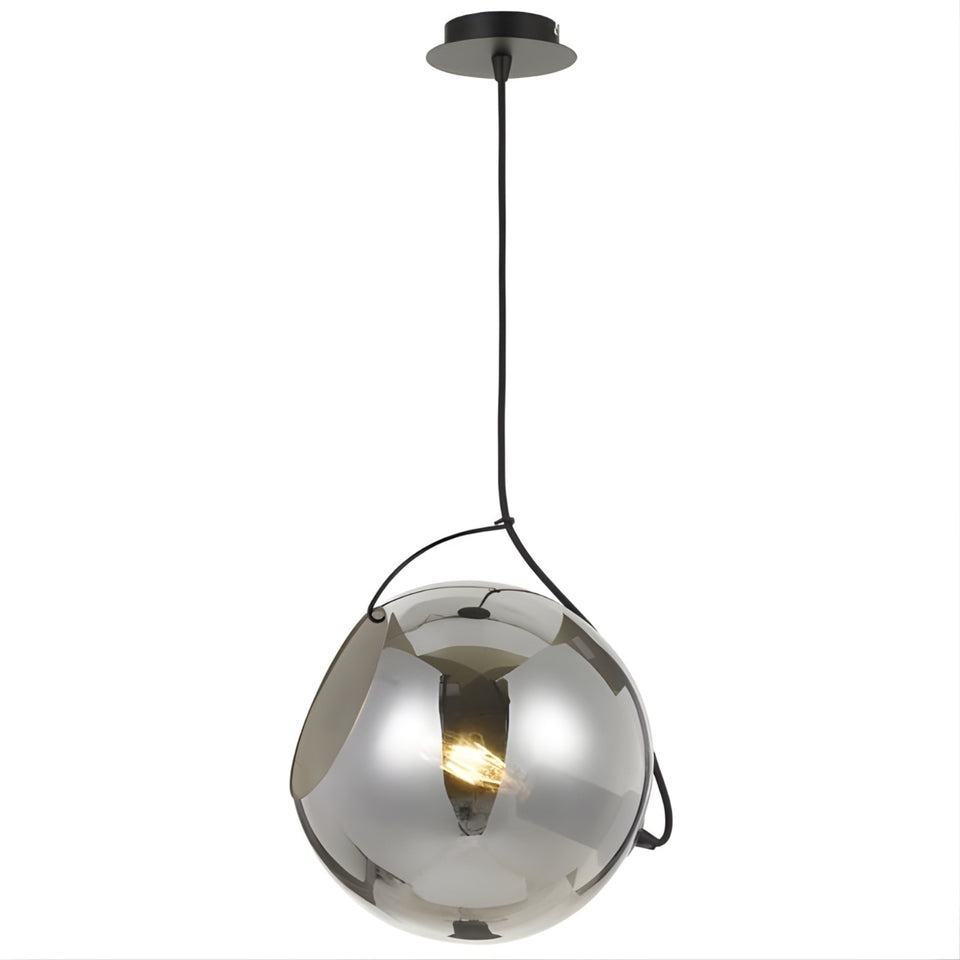 Telbix Bondi 40cm Pendant Light E27 Smoke