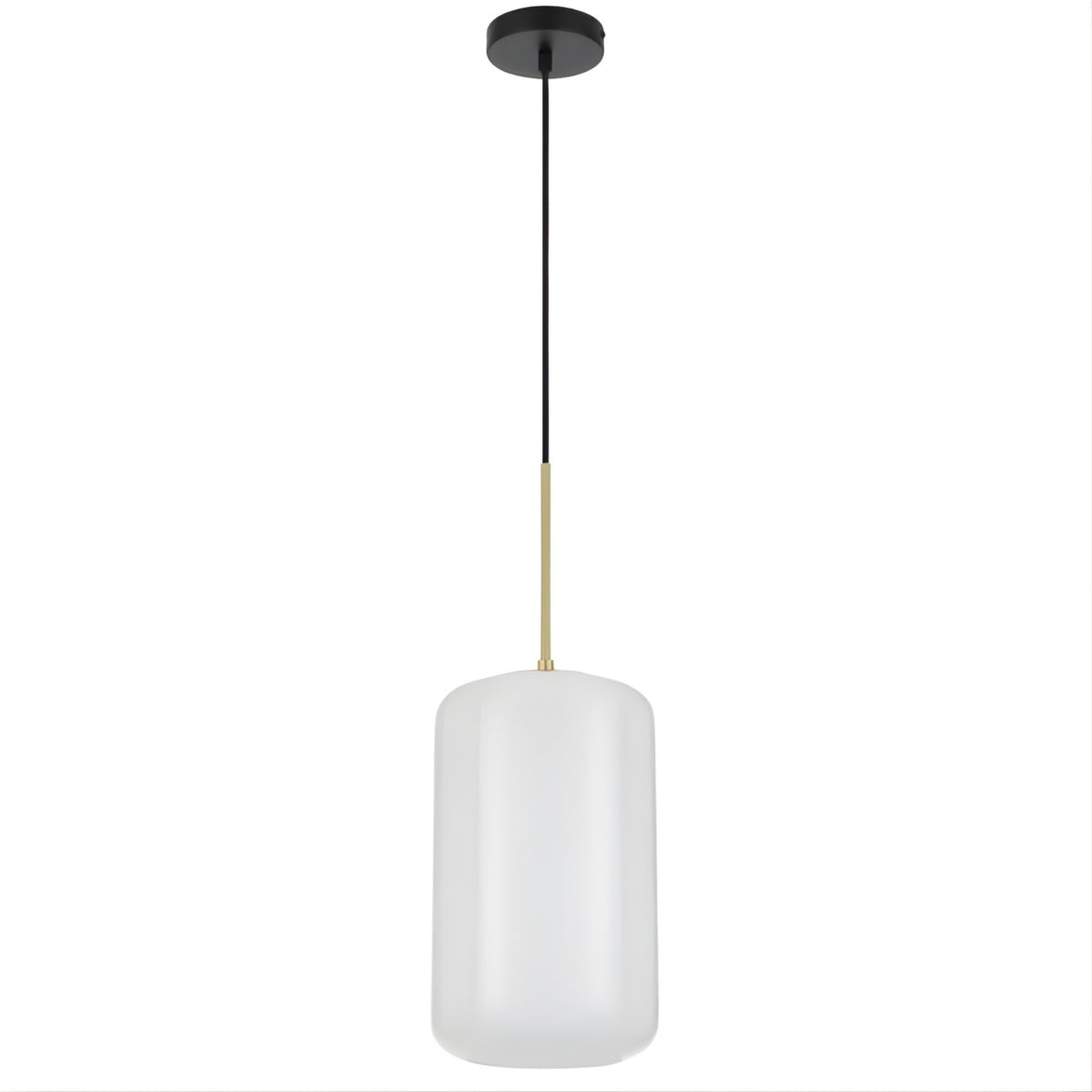 Telbix Korova Medium Pendant Light E27 Opal KOROVAPEM-BRSOP - The Blue Space
