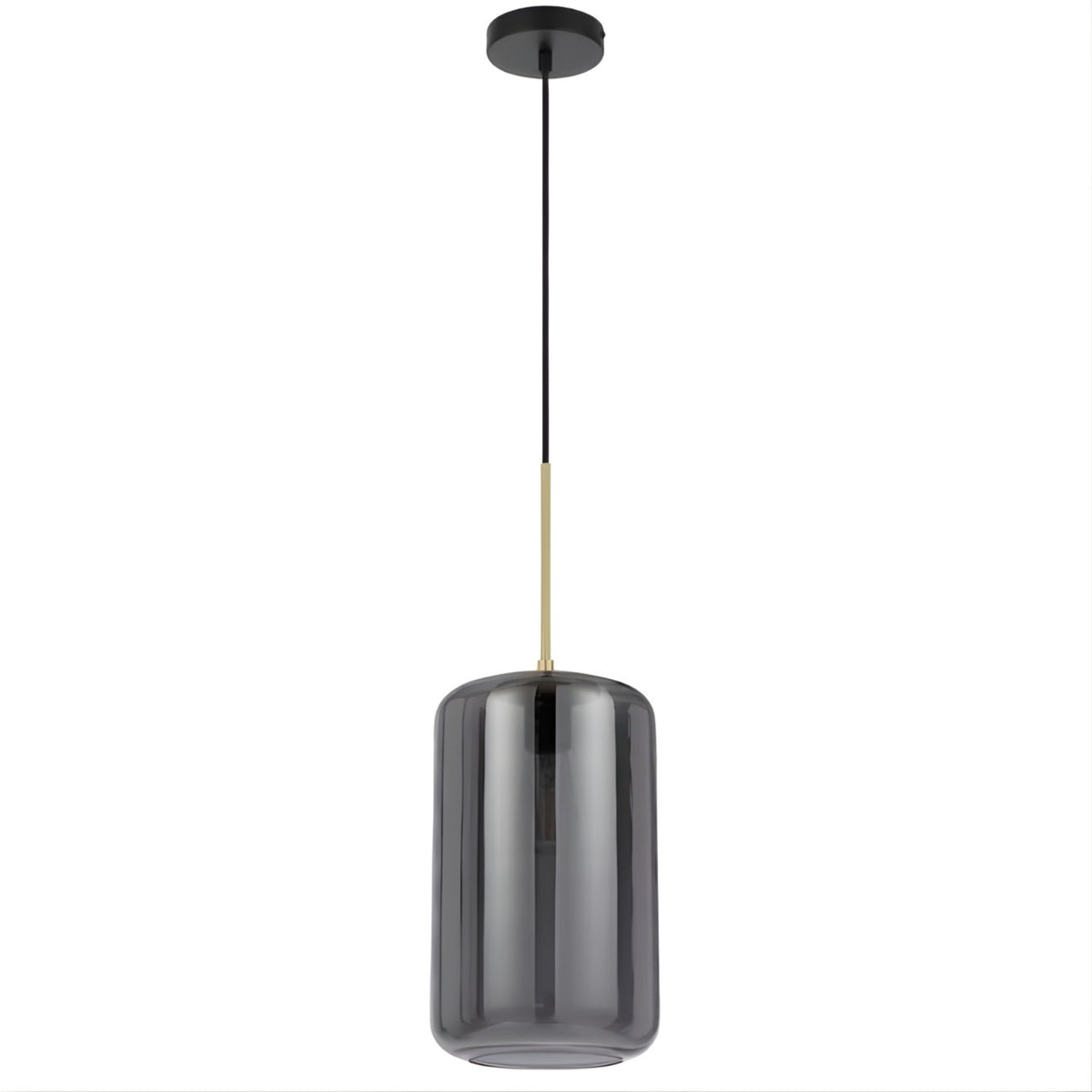 Telbix Korova Medium Pendant Light E27 Smoke KOROVAPEM-BRSSM - The Blue Space