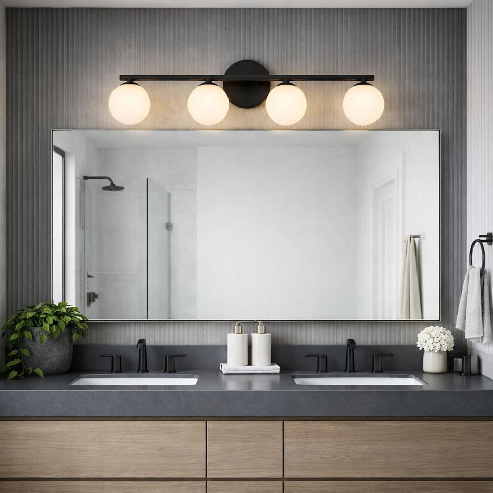 Telbix Moran 4 Wall Light Black