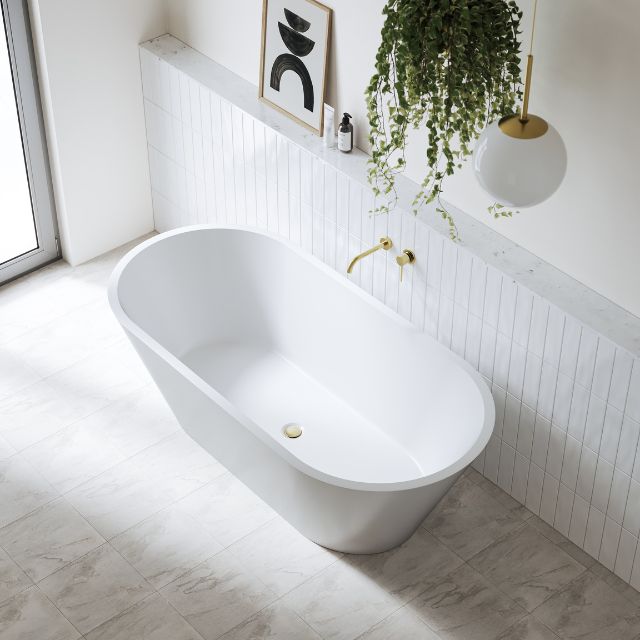 Bao Bath Freestanding 1700 Gloss White Acrylic Bath