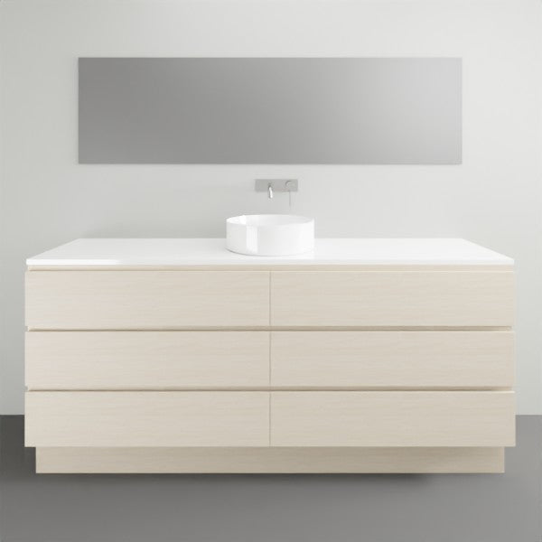 Timberline Ashton Floor Standing Vanity with Silk Surface Top and Basin - 1800mm Single Basin | The Blue Space