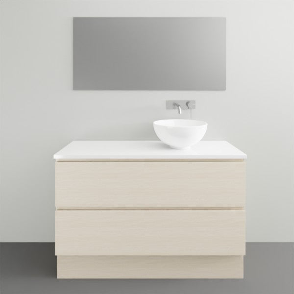 Timberline Billie Floor Standing Ensuite Vanity with SilkSurface Top and Above Counter Basin