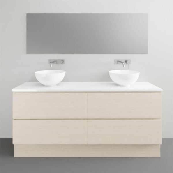 Timberline Billie Floor Standing Ensuite Vanity with SilkSurface Top and Above Counter Basin