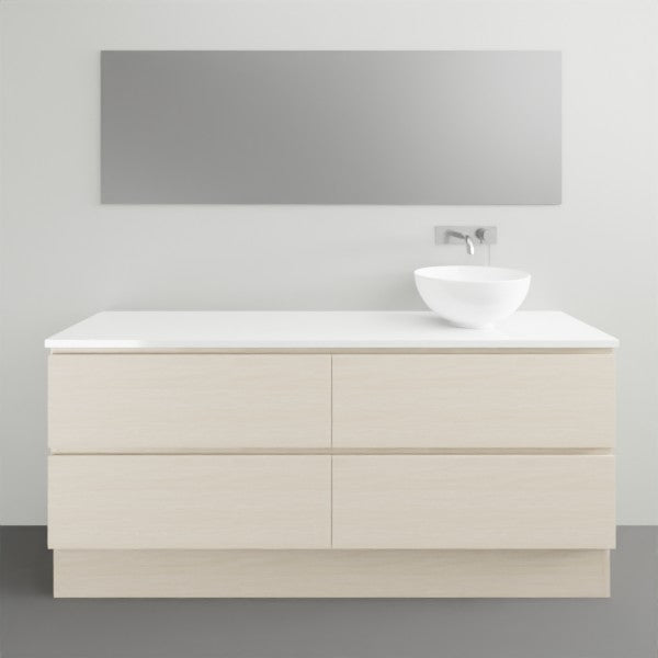Timberline Billie Floor Standing Ensuite Vanity with SilkSurface Top and Above Counter Basin