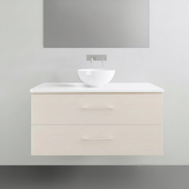 Timberline Billie Wall Hung Ensuite Vanity with SilkSurface Top and Above Counter Basin
