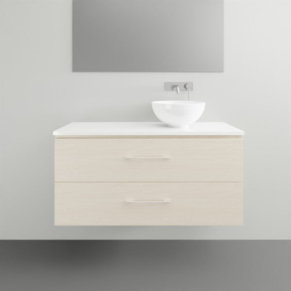 Timberline Billie Wall Hung Ensuite Vanity with SilkSurface Top and Above Counter Basin