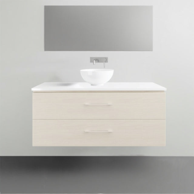 Timberline Billie Wall Hung Ensuite Vanity with SilkSurface Top and Above Counter Basin