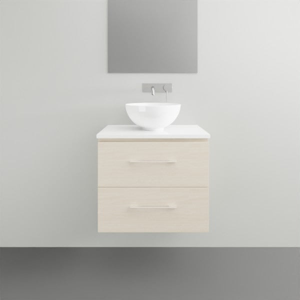 Timberline Billie Wall Hung Ensuite Vanity with SilkSurface Top and Above Counter Basin