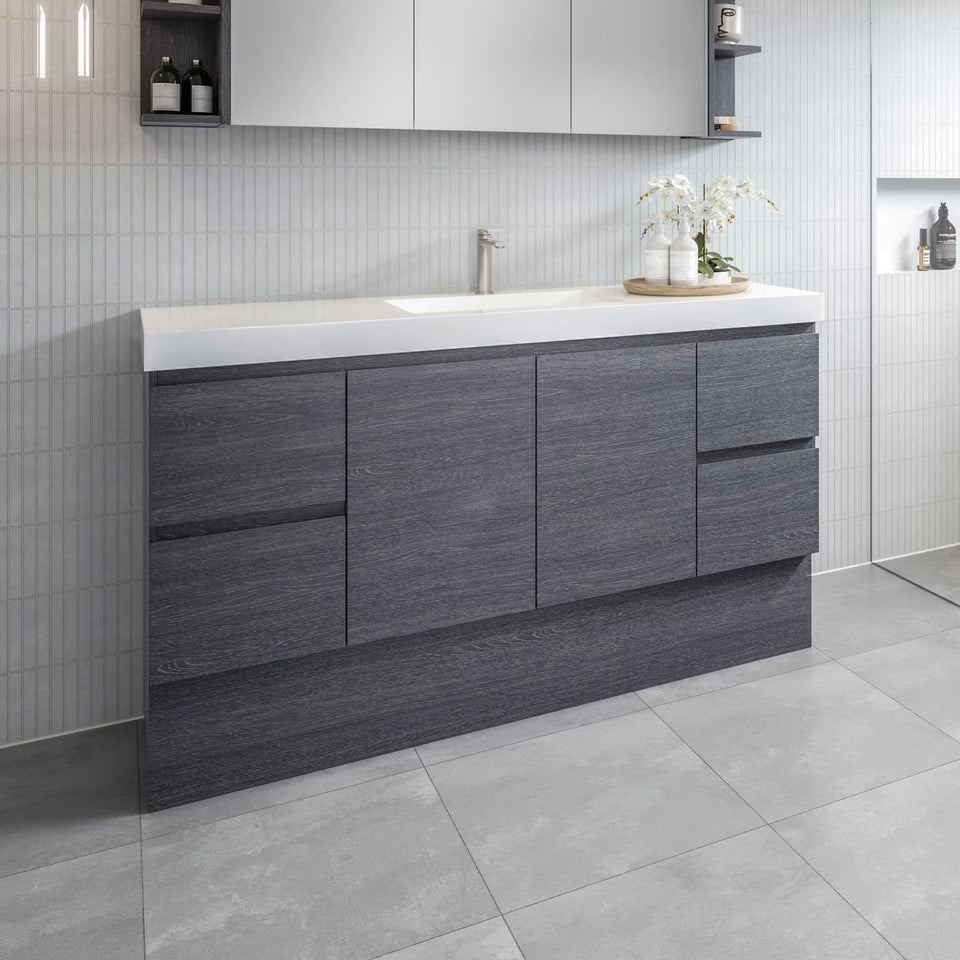 Timberline Carlo Floor standing Vanity with Grand Mineral Composite Top