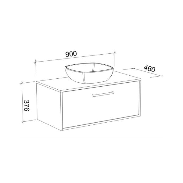 Timberline Delaware Wall Hung Vanity