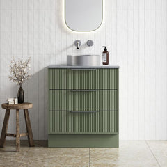 Timberline Emmett Dockland Floor Standing Vanity With Above Counter Basin