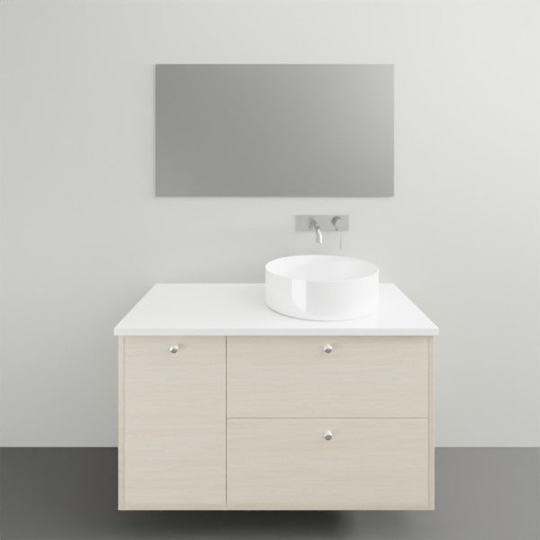 Timberline Marshall Wall Hung Vanity with Silk Surface Top and Basin