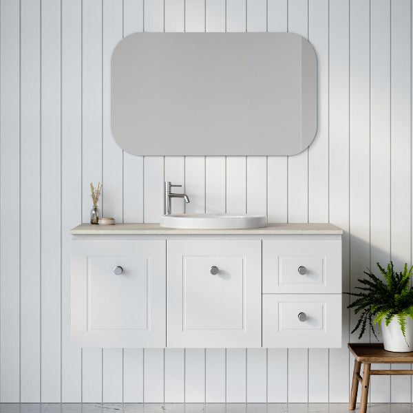 Timberline Nevada Classic Wall Hung Vanity with SilkSurface Top and Basin