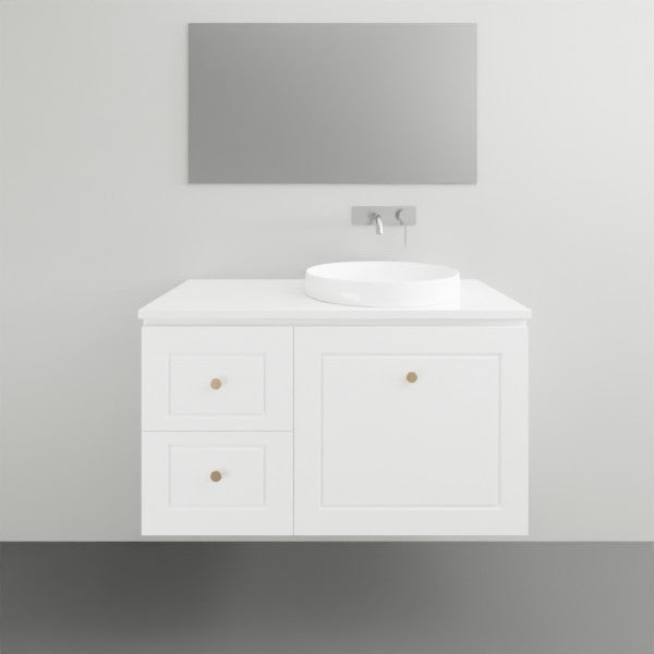 Timberline Nevada Classic Wall Hung Vanity with SilkSurface Top and Basin