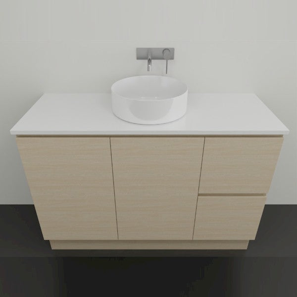 Timberline Nevada Floor Standing Vanity with Stone and Above Counter Basin