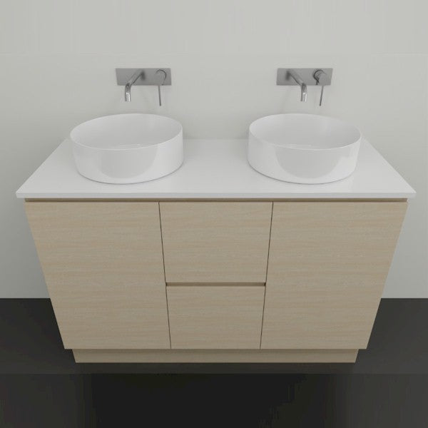 Timberline Nevada Floor Standing Vanity with Stone and Above Counter Basin