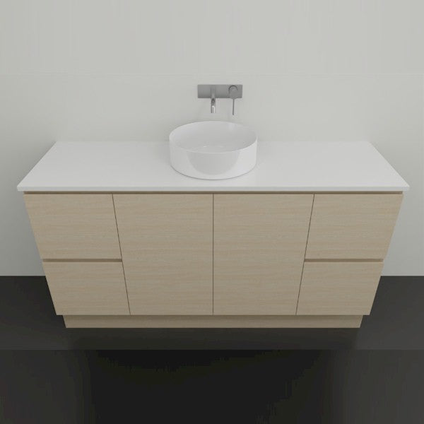 Timberline Nevada Floor Standing Vanity with Stone and Above Counter Basin