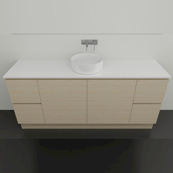 Timberline Nevada Floor Standing Vanity with Stone and Above Counter Basin
