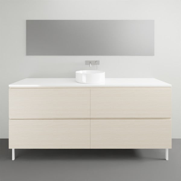 Timberline Nevada Plus Floor Standing Vanity on Legs with Above Counter Basin