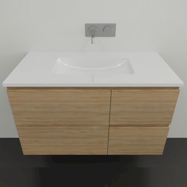 Timberline Nevada Wall Hung Vanity with Alpha Ceramic Top