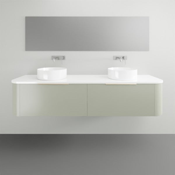 Timberline Santos Wall Hung Vanity with SilkSurface Top and Basin