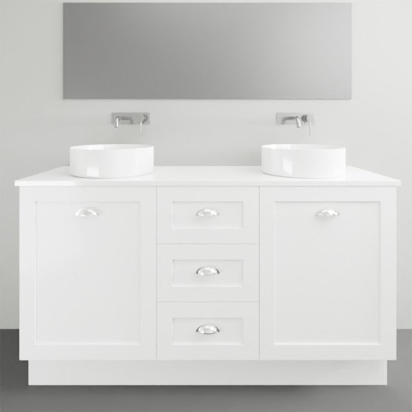Timberline Victoria Floor Standing Vanity with Silksurface Top and Above Basin