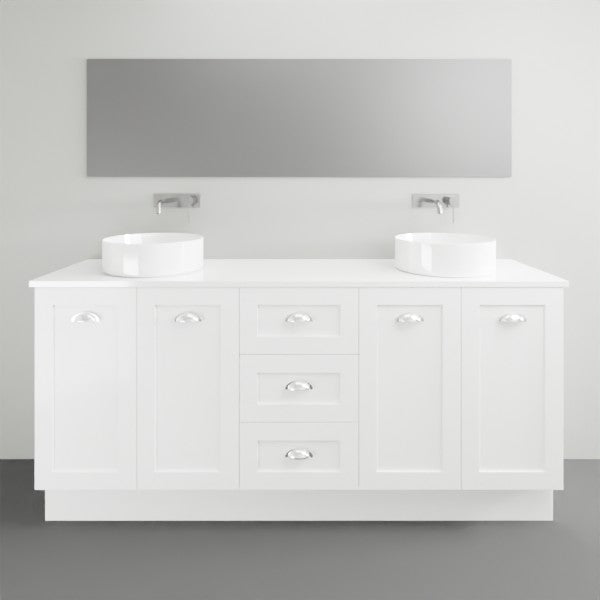 Timberline Victoria Floor Standing Vanity with Silksurface Top and Above Basin