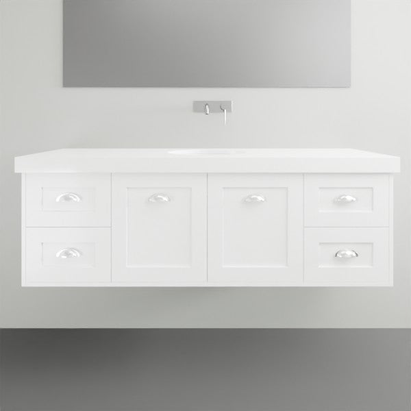 Timberline Victoria Wall Hung Vanity with Silksurface Freedom Top & Under Counter Basin