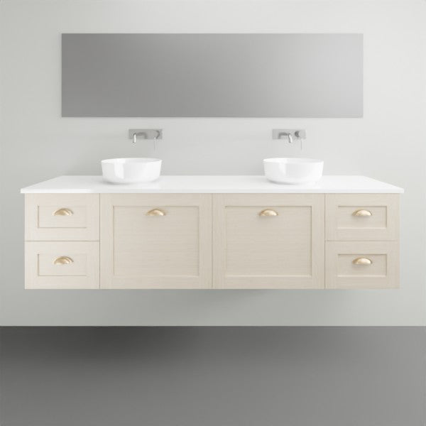 Timberline Victoria Wall Hung Vanity with Silksurface top & Above Counter Basin