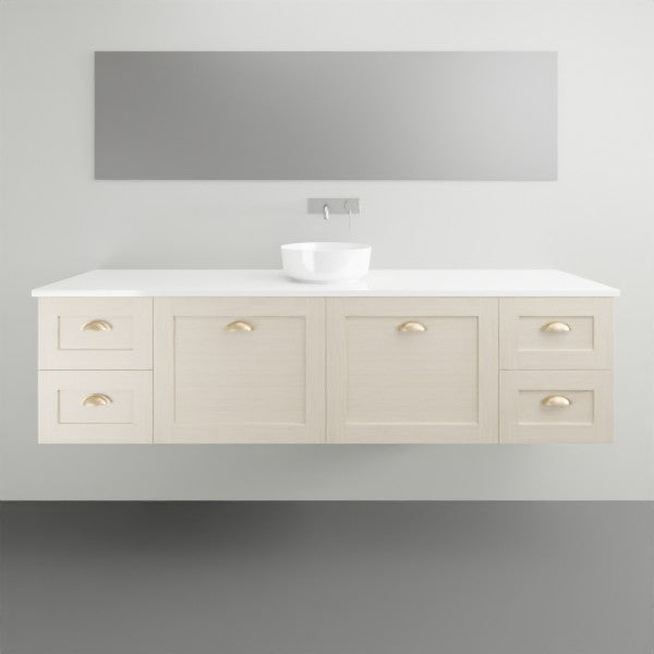 Timberline Victoria Wall Hung Vanity with Silksurface top & Above Counter Basin