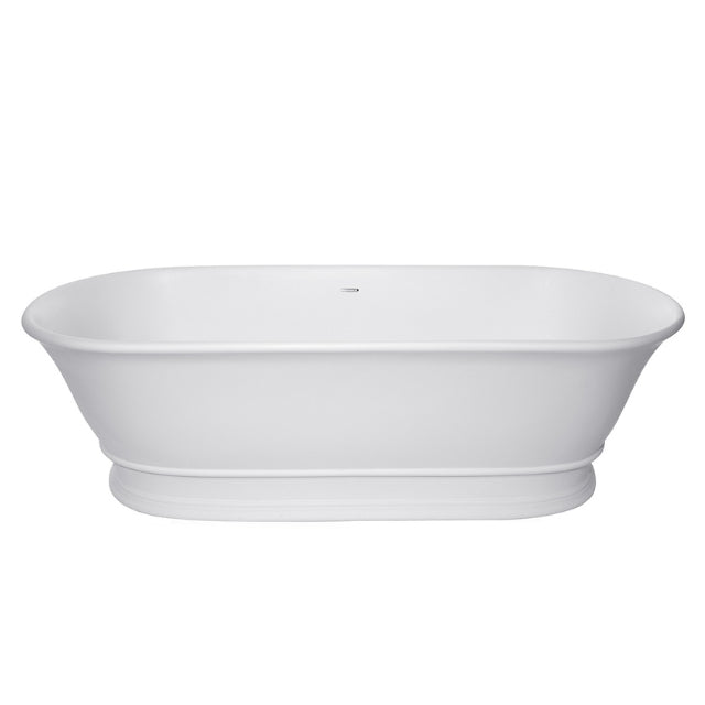Turner Hastings Cambridge 174 TitanCast Bath with Overflow - Gloss White