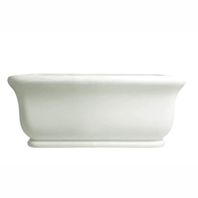 Turner Hastings Kirkham 160 TitanCast Bath with Overflow - Satin Silk